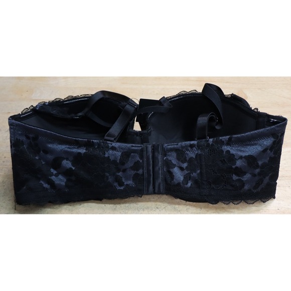 Torrid Curve Bombshell Multiway Push Up Bra Size 38D Black Floral Lace NWT - Picture 5 of 12